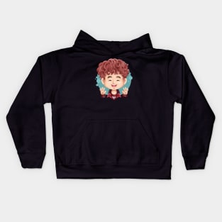 Jhope Retro Look RUN episode 30 Kids Hoodie